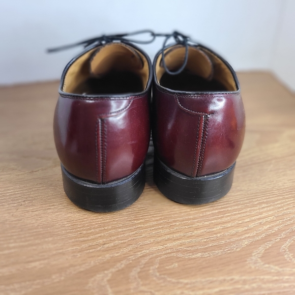 (0000) Johnston & Murphy Men's Aristocrat Cap Toe, Size: 8.5 D, Color: Burgundy - Picture 7 of 14